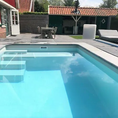 De Noteboom 6-persoons, Verwarmd Prive Zwembad, Hottub, Overdekte Lounge Met Haard, Panorama Sauna, Sunshower, Luxe, Wifi Nyaraló *