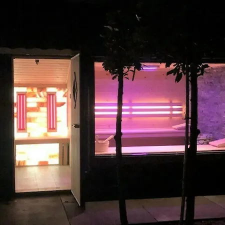 Dom wakacyjny De Noteboom 6-persoons, Verwarmd Prive Zwembad, Hottub, Overdekte Lounge Met Haard, Panorama Sauna, Sunshower, Luxe, Wifi