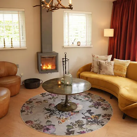 Ferienhaus De Noteboom 6-persoons, Verwarmd Prive Zwembad, Hottub, Overdekte Lounge Met Haard, Panorama Sauna, Sunshower, Luxe, Wifi Lievelde