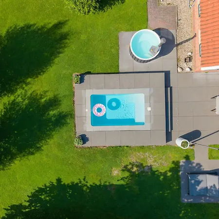 Nyaraló De Noteboom 6-persoons, Verwarmd Prive Zwembad, Hottub, Overdekte Lounge Met Haard, Panorama Sauna, Sunshower, Luxe, Wifi *