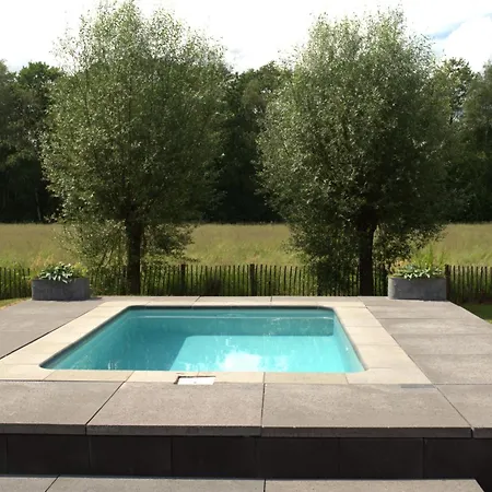 De Noteboom 6-persoons, Verwarmd Privé Zwembad, Hottub, Overdekte Lounge Met Haard, Panorama Sauna, Sunshower, Luxe, Wifi Casa vacanze